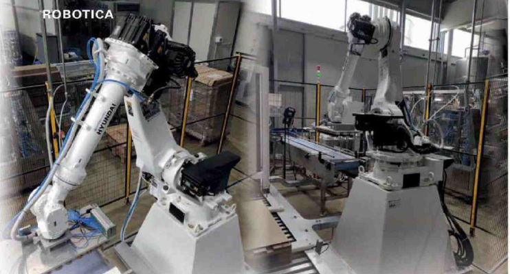 Robot Hyundai pallettizzazione